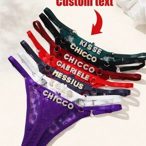 Customizable Lace Thong